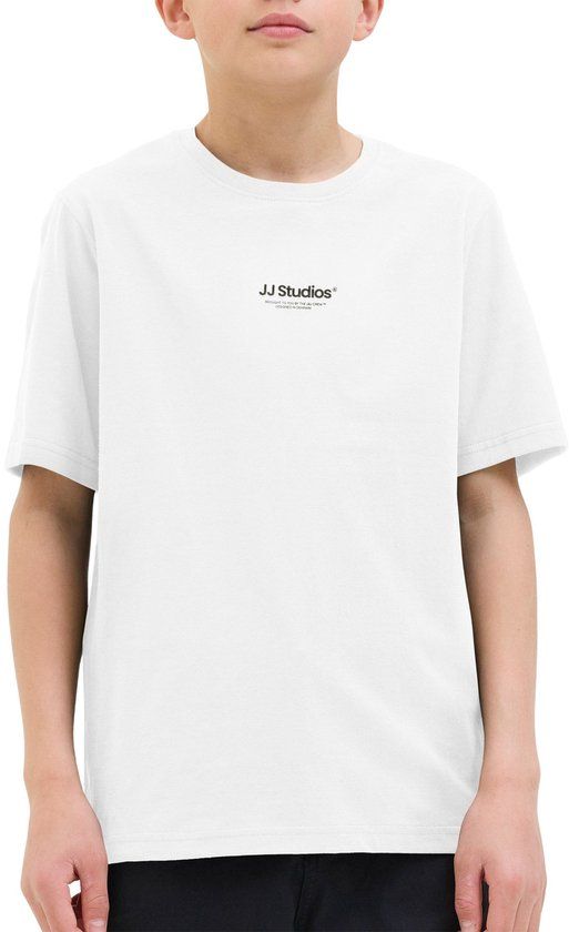 Jack & Jones Soho T-shirt Junior Wit Katoen Ronde Hals Korte Mouw Maat 176
