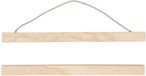 Poster Artemio Posterhangers hout - Set van 2 - 32x1,8cm