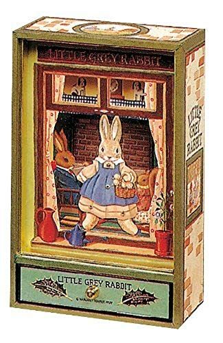 Trousselier - Grote danshaas - traditionele muziekdoos - groen - Vivaldi - 4 seizoenen van de lente