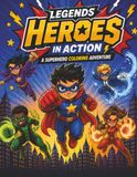 Legends Heroes In Action: A Superhero Coloring Adventure