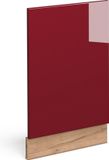 Vicco Fame-Line Frontpaneel – 45 cm zonder werkblad Bordeauxrode hoogglans