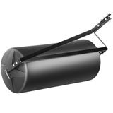 VEVOR Slepen achter gazonwals, 180 kg zand en 330 lbs met water, Heavy Duty LLDPE-trommel en stalen frame, met Easy-Turn Plug, voor tractor of ATV, tuin, boerderij, park, zwart
