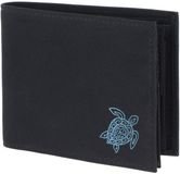 oxmox New Cryptan RFID Protect Querscheinbörse Turtle 2.0 Print Cyan Black zwart