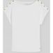 TOMMY HILFIGER regular fit T-shirt van puur katoen met knoopdetails