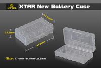 Xtar Box NIEUW voor 2x 18650, 4x 18350, 4x 16340, met Xtar-logo