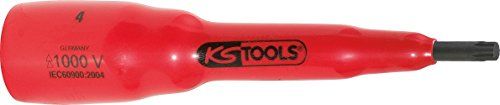 KS Tools 117.3894 3/8" bit socket with safety insulation for multi-tooth (XZN®) bolts, M10