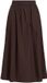 VILA Maxi rok VISOPHIE high-waist Katoen Coffee Bean