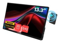 Verbatim 32087 Draagbare monitor Zwart 33,8 cm (13.3") 1920 x 1200 Pixels