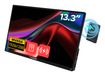 Verbatim 32087 Draagbare monitor Zwart 33,8 cm (13.3") 1920 x 1200 Pixels