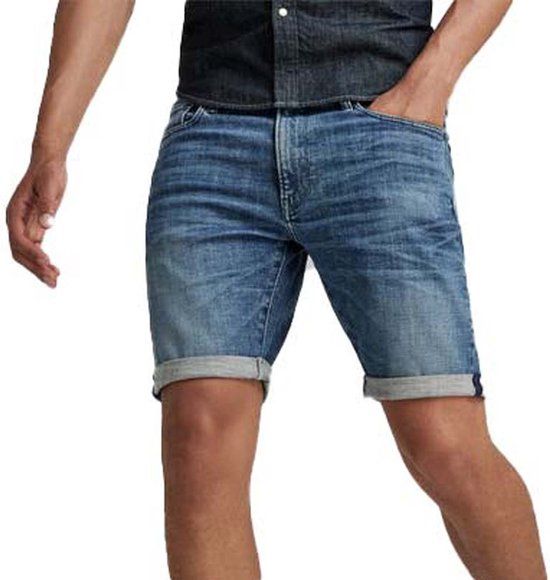 G-Star RAW 3301 Slim Short - Blauw - Maat W29