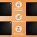 AVANA Set de 4 Sous-verres sans silicones