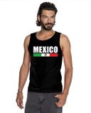 Bellatio Decorations Mexico Zwart supporter mouwloos shirt heren - Mexico singlet shirt/ tanktop XXL