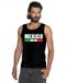 Bellatio Decorations Mexico Zwart supporter mouwloos shirt heren - Mexico singlet shirt/ tanktop XXL
