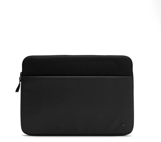 Twelve south Incase A.R.C. Sleeve MacBook Pro/Air/Neo 13/14 – Gewatteerde Laptopbescherming met Imitatiebont Voering – Slijtvast en Schimmelbestendig – Waterbestendige 100% Gerecycled Polyester Buitenkant - Zwart