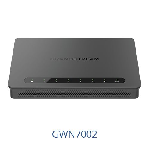 Grandstream GWN7002 - Router - 2.5 Gigabit Ethernet, Gigabit Ethernet - Black