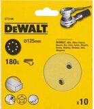 DeWALT DT3106 P180 Schuurpapier 125mm - 10 stuks