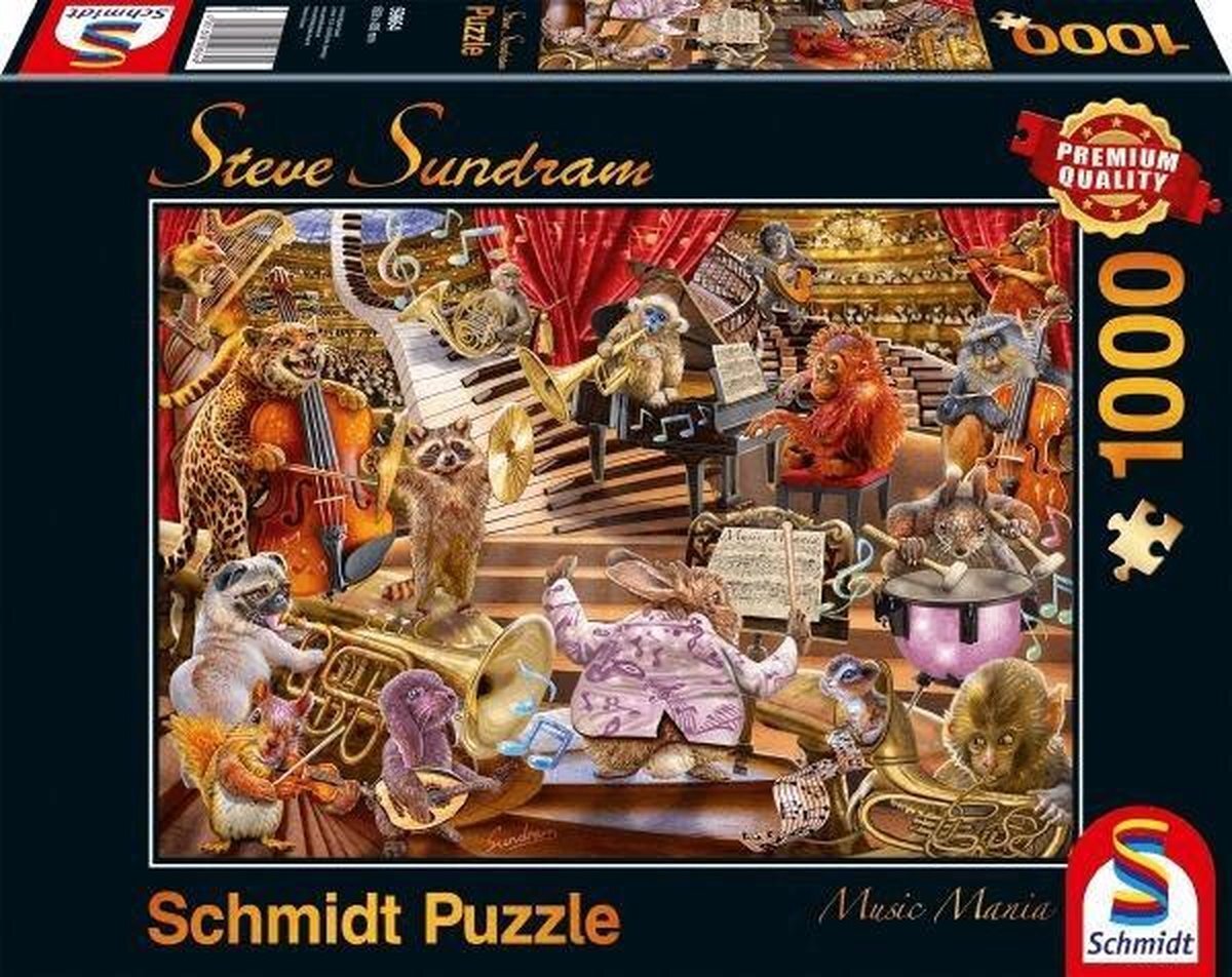 Schmidt legpuzzel Music Mania 1000 stukjes