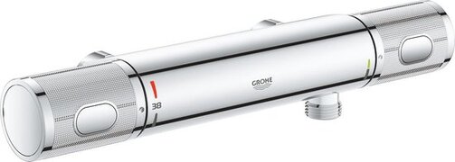 GROHE Grohtherm-1000 Performance douchekraan thermostatisch zonder koppelingen HOH=12cm chroom 34778000