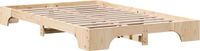 vidaXL Bedframe Naturel Massief Grenenhout 140 x 190 cm