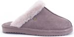 Warmbat Lismore Suede Dames Sloffen - Taupe - Maat 36