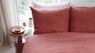 Beddinghouse Frost dekbedovertrek - Effen - Eenpersoons - 140x200/220 cm - Steenrood