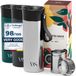 Wilford & Sons Thermosbeker Koffie To Go met Draagriem & Thee-Infuser 360ml