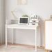 Maison Exclusive - Bureau blanc 110x50x93 cm bois massif pin