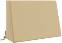 vidaXL Rugkussen SOEST 100% Polyester Beige 60 x 20 x 40 cm