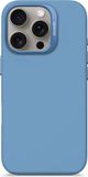 DECODED Housse en silicone pour iPhone 15 Pro Max - Air Bleu