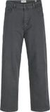 JACK&JONES JPSTALEX JJORIGINAL 017 LN Heren Broeken W36 X L32 Katoen Casualwear Wide Leg Fit Iron Gate