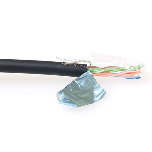 ACT CAT5E F/UTP LSZH Patchkabel Soepel Zwart - 500 meter