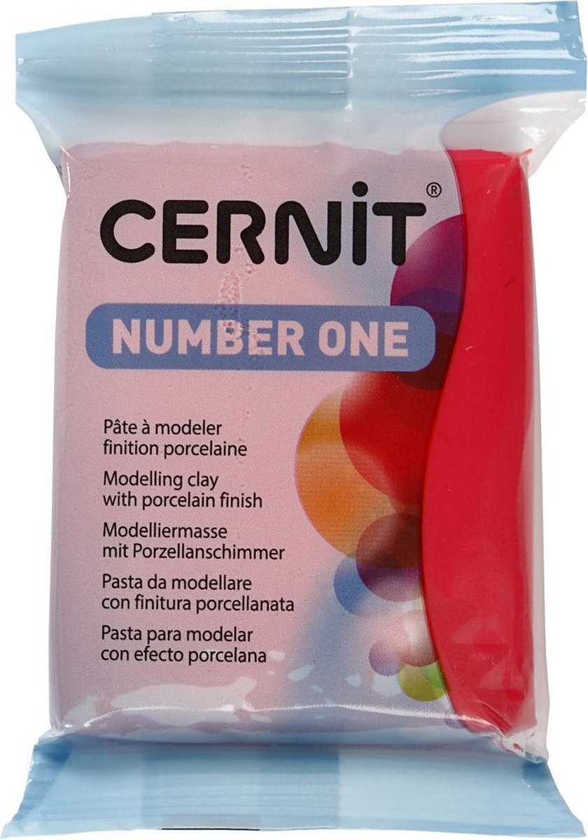 Cernit Modelleerklei 56 Gram Rood (400)