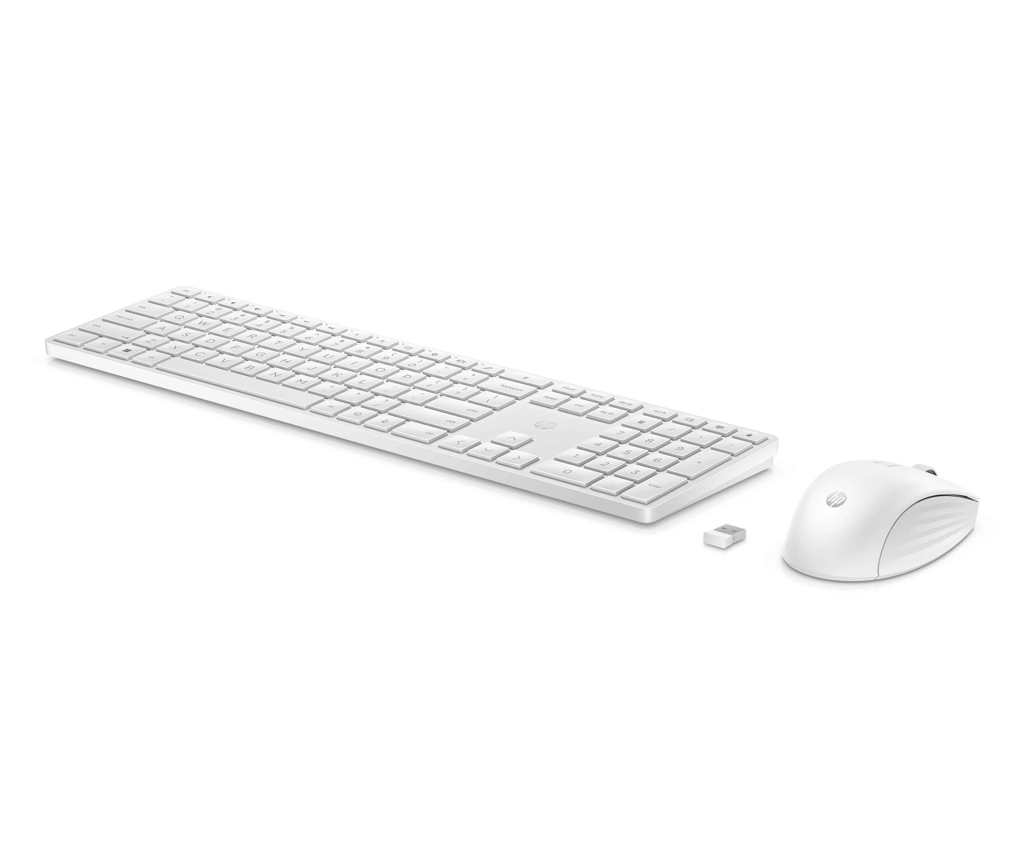 HP 655 Wireless Keyboard and Mouse Combo - White