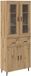 vidaXL Highboard Artisan Eiken 69,5 x 34 x 180 cm