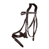 HKM Anatomic Crystal Trense bruin pony.