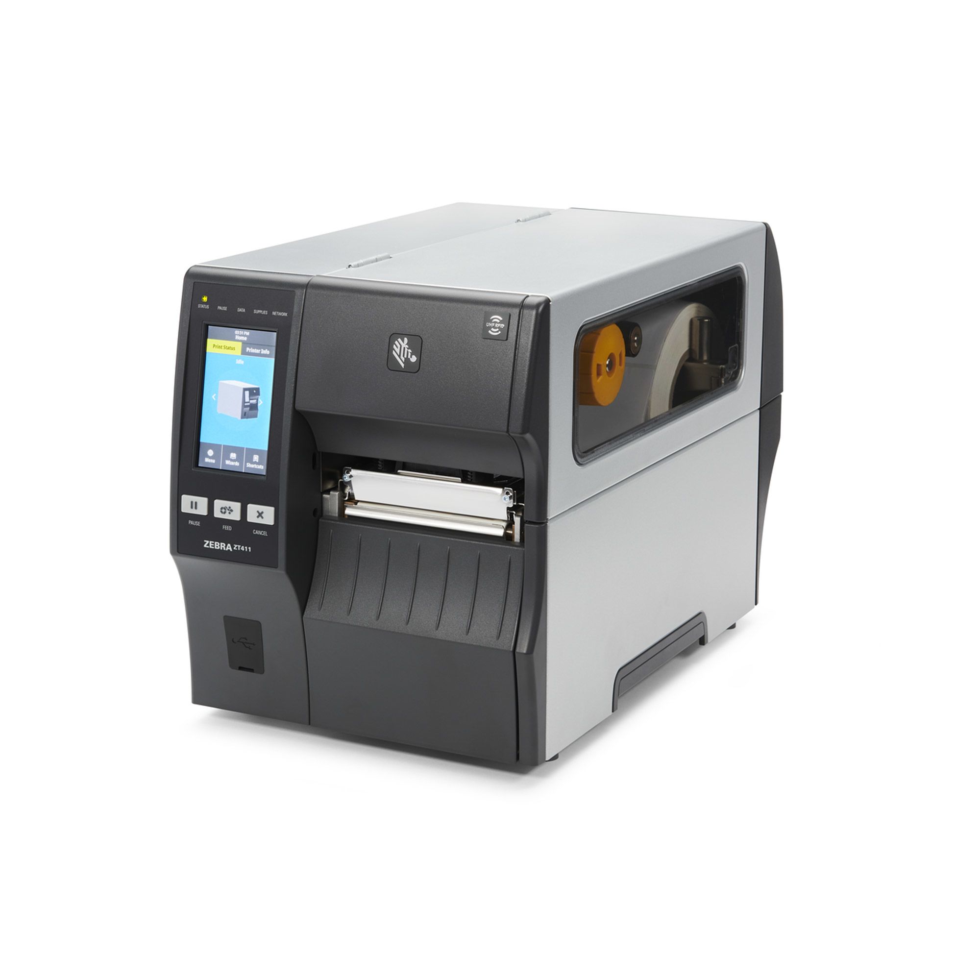 Zebra ZT411 POS Printer - 300 DPI - Direct Thermal/Thermal Transfer - Wired & Wireless