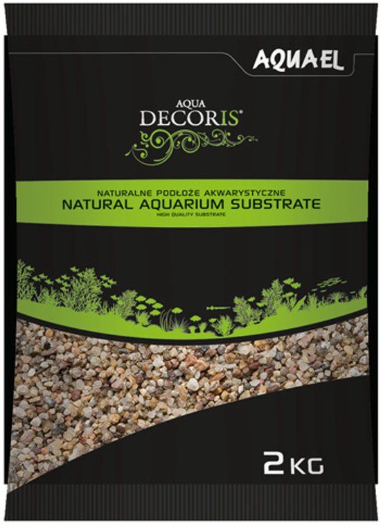 Grind Aquael Grind natuur meerkleurig 1,4-2 mm-2 kg