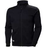 Helly Hansen Workwear Heren Manchester Zip Sweatshirt, 991 Zwart, XS