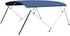 vidaXL Biminitop - 4-boogs - 243x(230-244)x137 cm - bleu marine