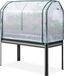 KING BIRD Jardinière surélevée en métal, bac à fleurs, serre précoce, bac à herbes pour jardin, balcon ou terrasse (122x61x42 cm)