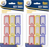 DID Sleutelhanger labels - 36 stuks - Gekleurd
