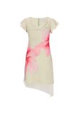 Usha Jurk lichtbeige / pink / rosa