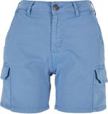 Urban Classics High Waist Cargo Korte broek Blauw W34