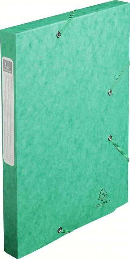 Exacompta Elastobox Cartobox - Rug 25 cm - Groen - 510 e kwaliteit