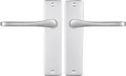 STARX Deurklink Aluminium – Deurbeslag – Deurkruk met Schild – Deurklink Vlinder - 43 x 180 mm – Ø 18 mm