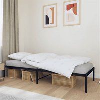 VidaXL Bedframe Zwart 79,5 x 196 cm
