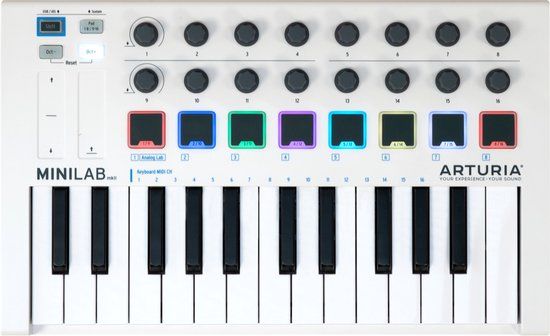 Arturia MiniLab MKII - MIDI controller - 25 keys - Black