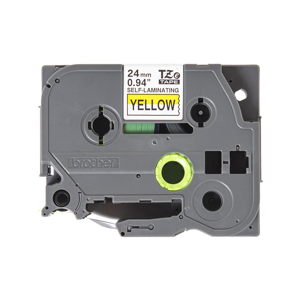 Brother TZe-SL651 label tape - 2.4 cm x 8 m - Black on Yellow