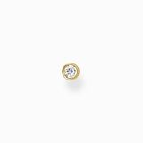 Thomas Sabo - Enkele Oorbel - Dames - 925er Zilver Geel Verguld