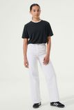 Garcia Annemay Meisjes Wide Fit Jeans Wit